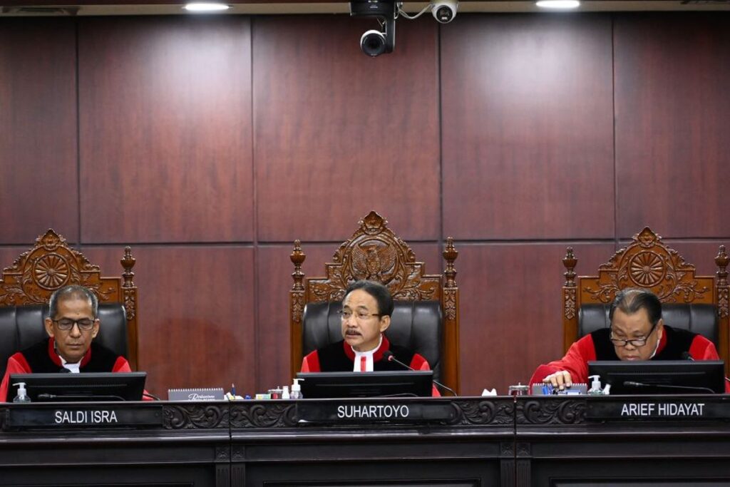 MK Tetapkan Jadwal Sidang untuk  Sengketa Pilkada di Sulawesi Tengah