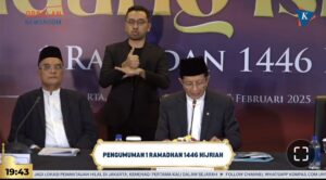 Pemerintah Tetapkan 1 Ramadhan 1446 H Jatuh Besok 1 Maret