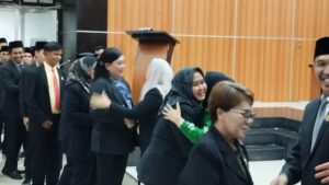 Sambut Kedatangan Wali Kota dan Wakil Wali Kota Palu, Anggota DPRD Kota Palu Ratna Mayasari Agan Dukung Program Pemerintah