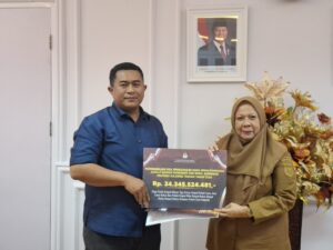 KPU Sulteng Kembalikan Rp34,34 Miliar Dana Hibah Pilkada ke Kas Daerah