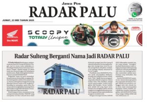 Radar Sulteng Resmi Bertransformasi Menjadi RADAR PALU: Menyongsong Era Baru Jurnalisme Lokal