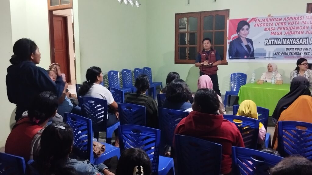 Anggota DPRD Kota Palu Ratna Mayasari Agan Gelar Reses, Dinas Sosial Promosikan Sekolah Rakyat