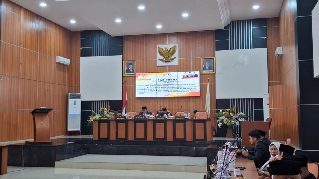 Pemkot Palu Ajukan Tiga Raperda Strategis di Rapat Paripurna DPRD