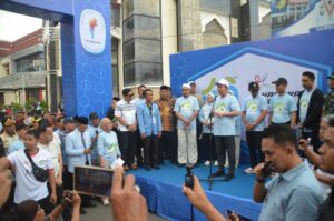 Ribuan Peserta Antusias Jalan Santai Milad BKPRMI ke-48 di Kota Palu