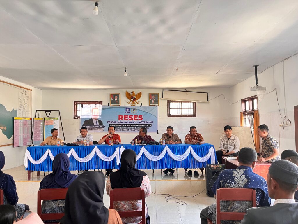Awaluddin Serap Aspirasi Warga dalam Reses di Desa Silempu, Sojol