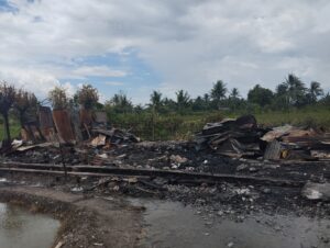 Satu Rumah di Area Persawahan Ludes Terbakar, Warga Kehilangan Tempat Tinggal