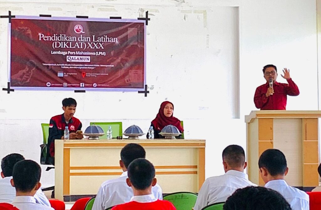 UIN Datokarama Dukung LPM Qalamun Cetak Jurnalis Muda Independen
