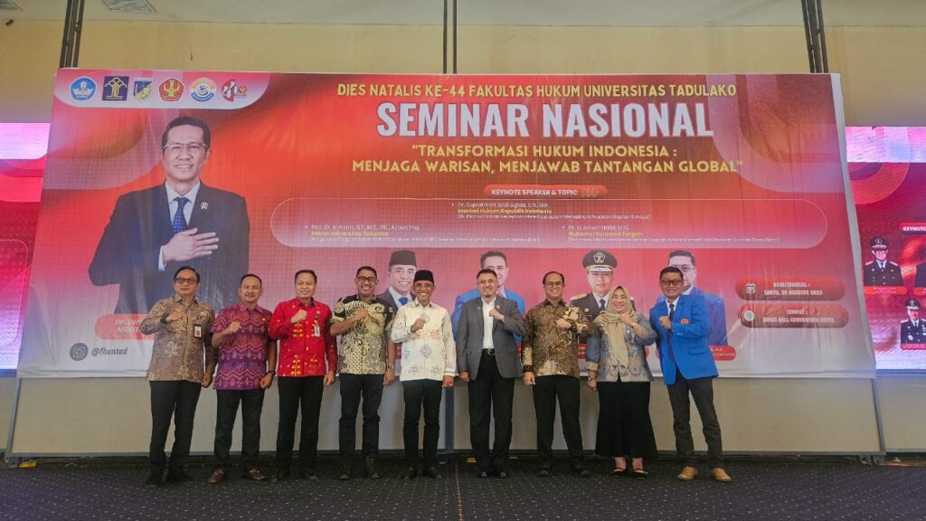 Hadiri Dies natalis Ke-44 Fakultas Hukum Untad, Waket III Ambo Dalle : DPRD Sulteng Siap Kolaborasi