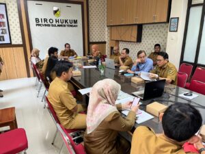 Sekretaris DPRD Sulteng Hadiri Pembahasan Raperda dan Rancangan Pergub