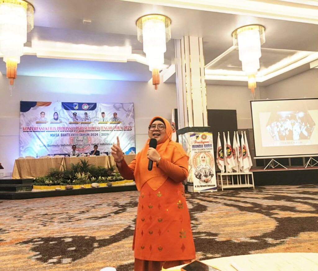 JADI NARASUMBER PADA RAKERPROV PGRI, ANLEH WIWIK JUMATIL ROFI’AH DUKUNG PENINGKATAN KUALITAS PENDIDIKAN