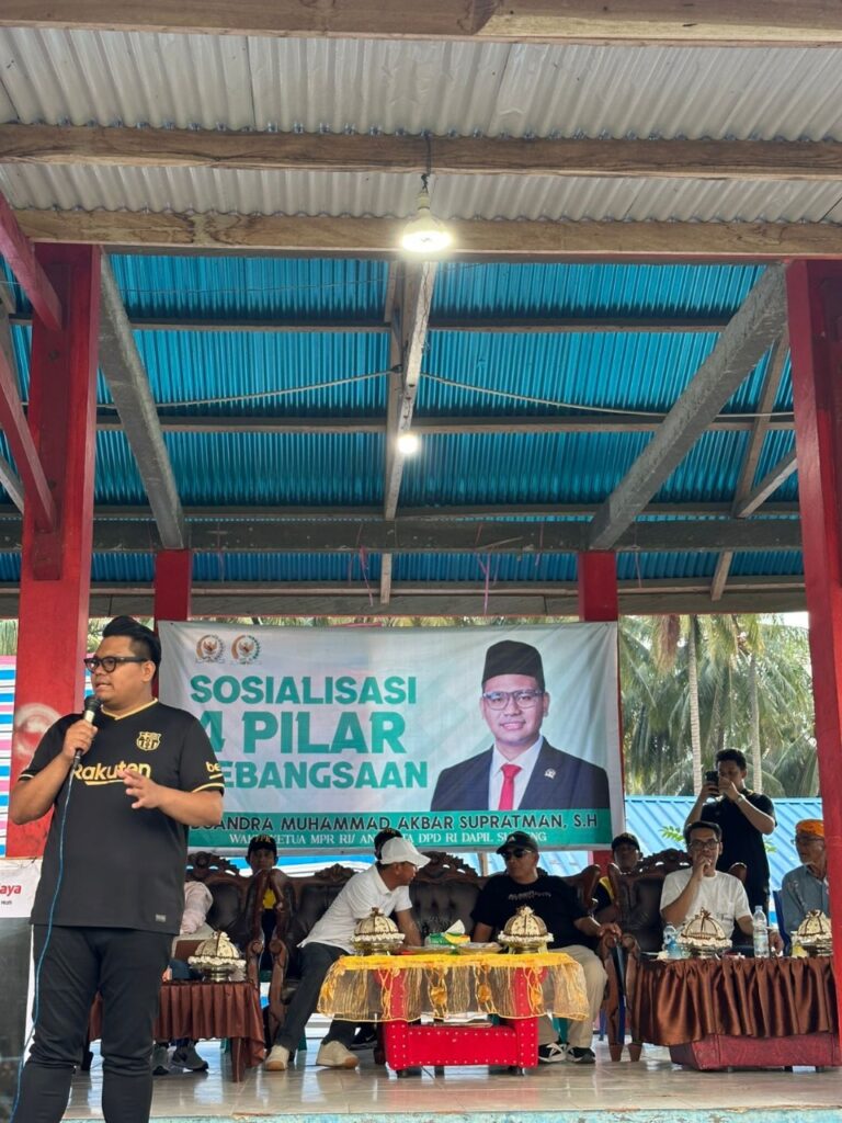 Melalui Turnamen Sepak Bola, Akbar Supratman Sampaikan Empat Pilar MPR RI