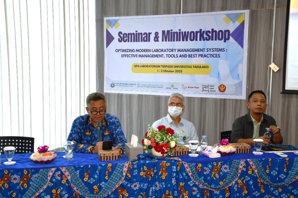 Seminar dan Miniworkshop UPA Lab Terpadu Untad Dorong Peningkatan Mutu Pengelolaan Laboratorium