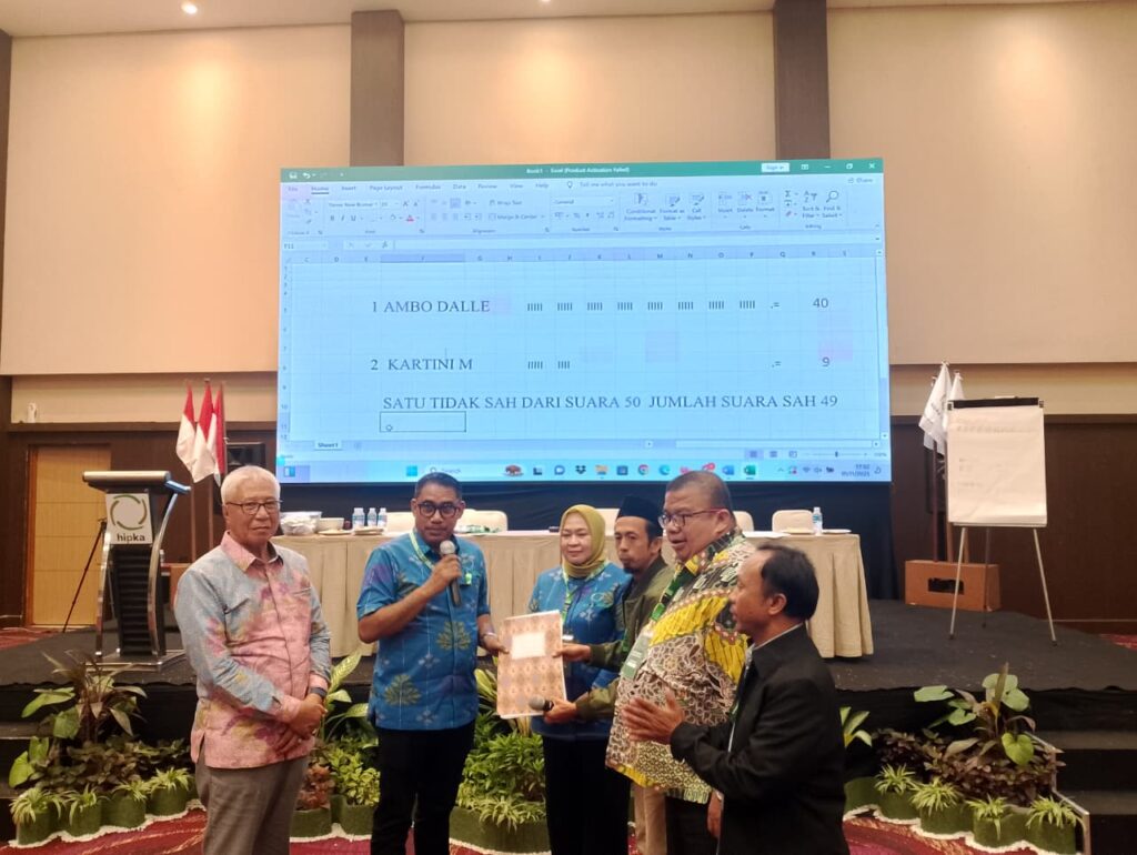 Wakil Ketua DPRD Sulteng H. Ambo Dalle Terpilih Nahkodai BPW HIPKA Sulawesi Tengah