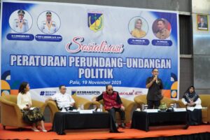 Mahfud Masuara Wakili Ketua DPRD Sulteng pada Sosialisasi Regulasi Politik: Tekankan Pentingnya Aspirasi sebagai Fondasi Kebijakan