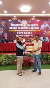 Musda ke-IV KKSS Tolitoli Pilih Andi Ahmad Syarif sebagai Ketua Baru