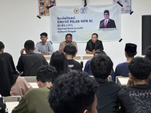 Akbar Supratman Sosialisasikan Empat Pilar Berkolaborasi Bersama Generasi Muda Inovatif di Palu