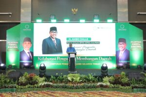 Resmi Pimpin HIPKA Sulteng, Waket III DPRD Ambo Dalle Tegaskan Kebangkitan Pengusaha Lokal