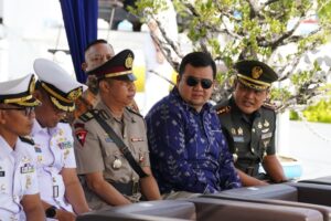 Ketua DPRD Palu Hadiri Sertijab Danlanal, Komitmen Perkuat Keamanan Maritim