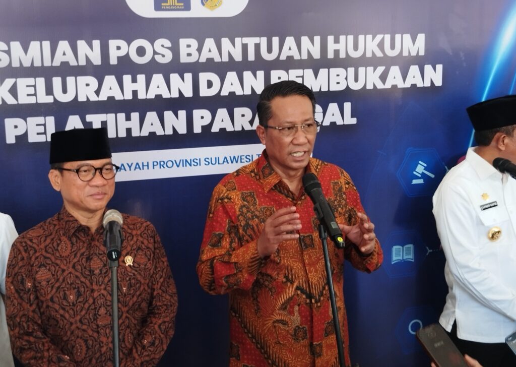 Menkum RI Resmikan Posbankum di Sulteng, Tegaskan Negara Wajib Hadir Beri Akses Keadilan