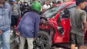 Kecelakaan Beruntun di Jalan Yos Sudarso Palu, Satu Orang Meninggal Dunia