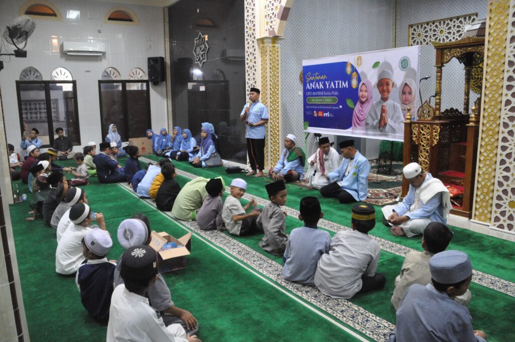 BKPRMI Palu Perkuat Semangat Generasi Qur’ani Lewat Santunan 100 Santri Yatim Piatu
