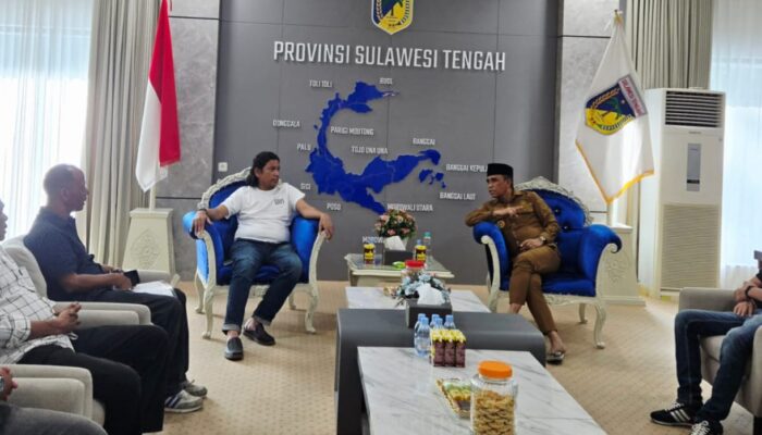 Ikbal Khan Temui Gubernur Anwar Hafid, Bahas Percepatan Pengesahan RKAB Tambang Galian C