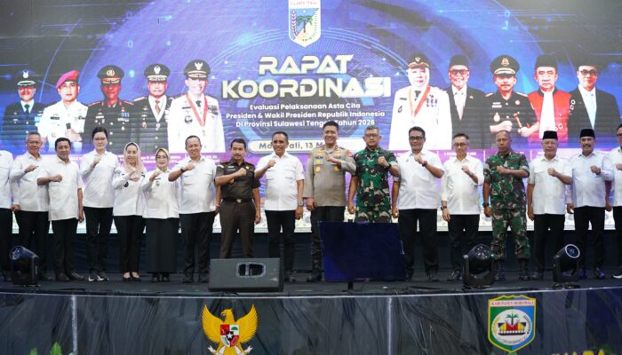 Hadiri Rakor Evaluasi Pelaksanaan Asta Cita Presiden, Syarifuddin Hafid : Asta Cita Presiden Selaras dengan Program 9 Berani Sulteng