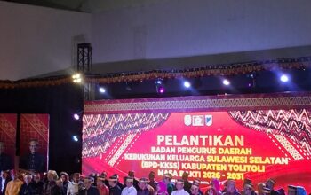Andi Ahmad Syarif Resmi Pimpin KKSS Tolitoli Periode 2026–2031