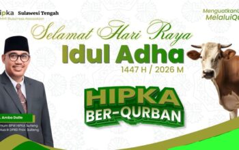 HIPKA Sulteng Salurkan 11 Sapi Kurban ke Sejumlah Daerah, Ambo Dalle: “Pengusaha Juga Harus Peka Sosial”