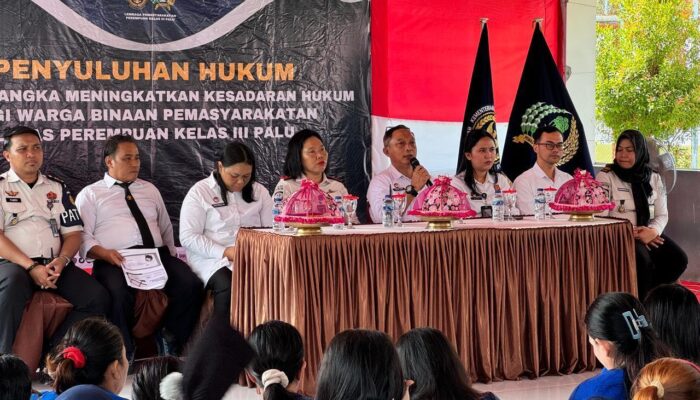 Kanwil Kemenkum Sulteng Tingkatkan Kesadaran Hukum Warga Binaan di Lapas Perempuan Palu