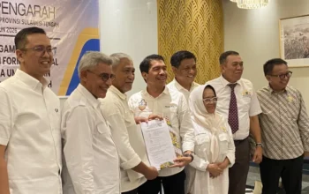 Gufran Ahmad Jadi Kandidat Pertama Kembalikan Formulir Pendaftaran Ketua Kadin Sulteng