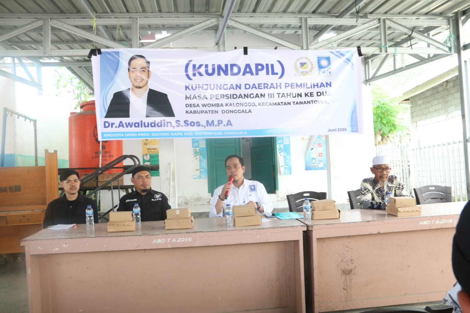 Anggota DPRD Sulteng, Awaluddin, Menggelar Kundapil di Desa Wombo Kabupaten Donggala. Foto: Istimewa