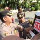 Kapolresta Palu Pimpin Pemasangan Stiker Layanan Polri 110 pada Seluruh Kendaraan Dinas