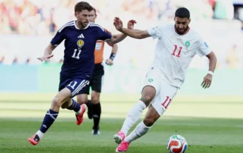 Maroko Tundukkan Skotlandia 1-0, Pimpin Klasemen Sementara Grup C