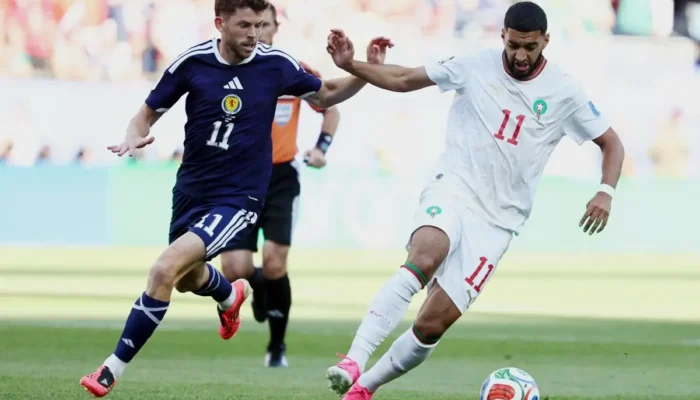 Maroko Tundukkan Skotlandia 1-0, Pimpin Klasemen Sementara Grup C