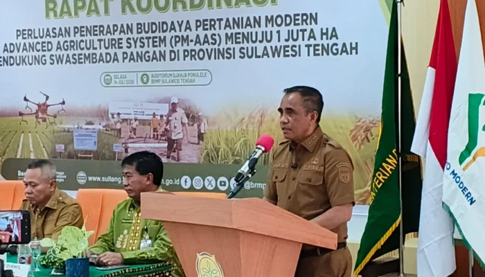 Gubernur Anwar Hafid Targetkan Produktivitas Padi Sulawesi Tengah Naik Menjadi 6 Ton per Hektare