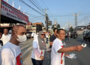 PRI Sulteng Bagikan Masker Gratis, Respons Kualitas Udara Kota Palu