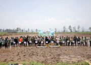 Tanam Perdana Cetak Sawah Rakyat di Lindu, Pemkab Sigi Perkuat Program Swasembada Pangan
