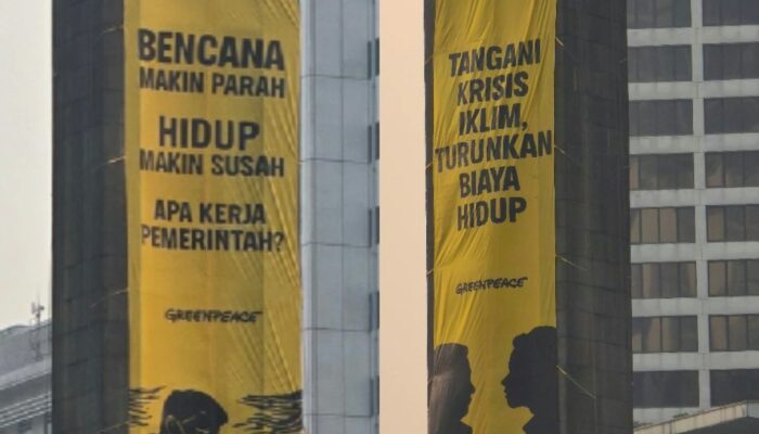Greenpeace Desak Prabowo-Gibran Serius Tangani Krisis Iklim, Biaya Hidup Masyarakat Kian Tertekan
