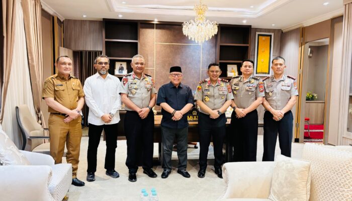 Ketua DPRD Sulteng Terima Kunjungan Kapolda dan Wakapolda Baru, Perkuat Sinergi Kelembagaan