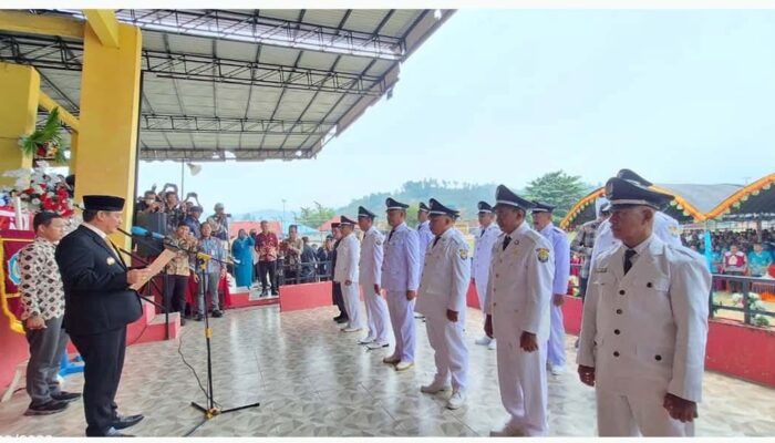 Bupati Tolitoli Lantik Tujuh Pejabat Kepala Desa di Tolitoli Utara, Tekankan Amanah dan Pelayanan Masyarakat