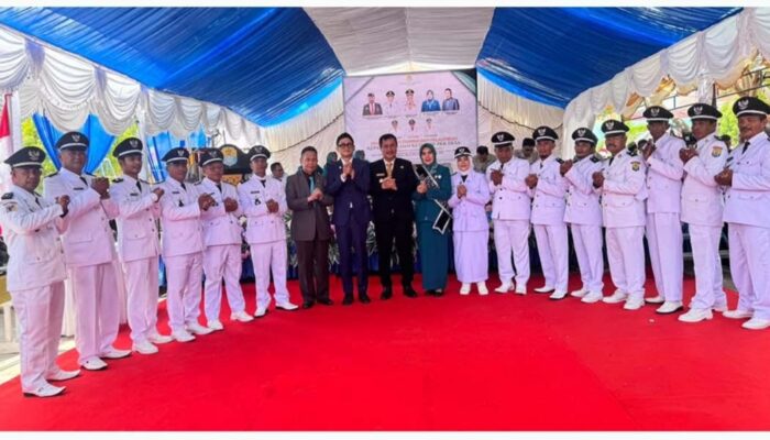 Lantik 14 Kepala Desa di Tinabogan, Bupati Tolitoli Tekankan Amanah dan Pembangunan