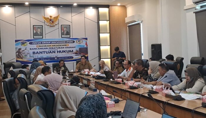 Komisi I DPRD Sulteng Gelar FGD, Perkuat Landasan Ranperda Bantuan Hukum
