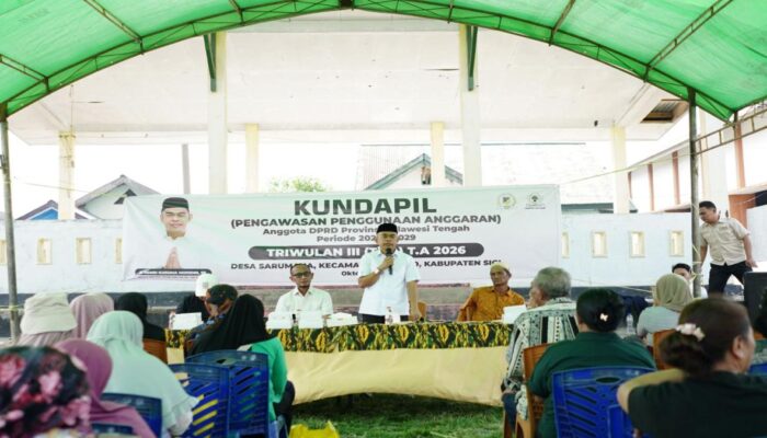 Warga Sarumana Usulkan Perbaikan Bendungan dan Pengaspalan Jalan kepada Henri Kusuma Muhidin